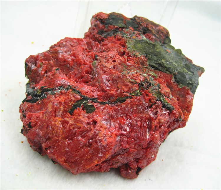 雄黄原石 四硫化四砷 石黄鸡冠石之家矿物晶体标本 Realgar 9313