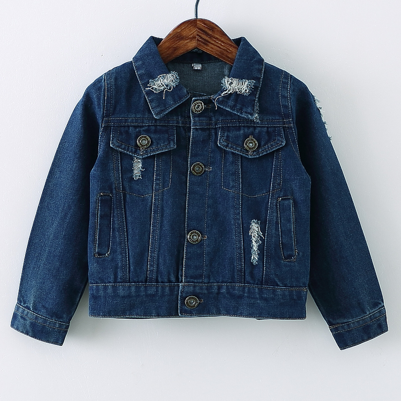 宝宝外套春装儿童岁韩版牛仔衣女童春秋童装破
