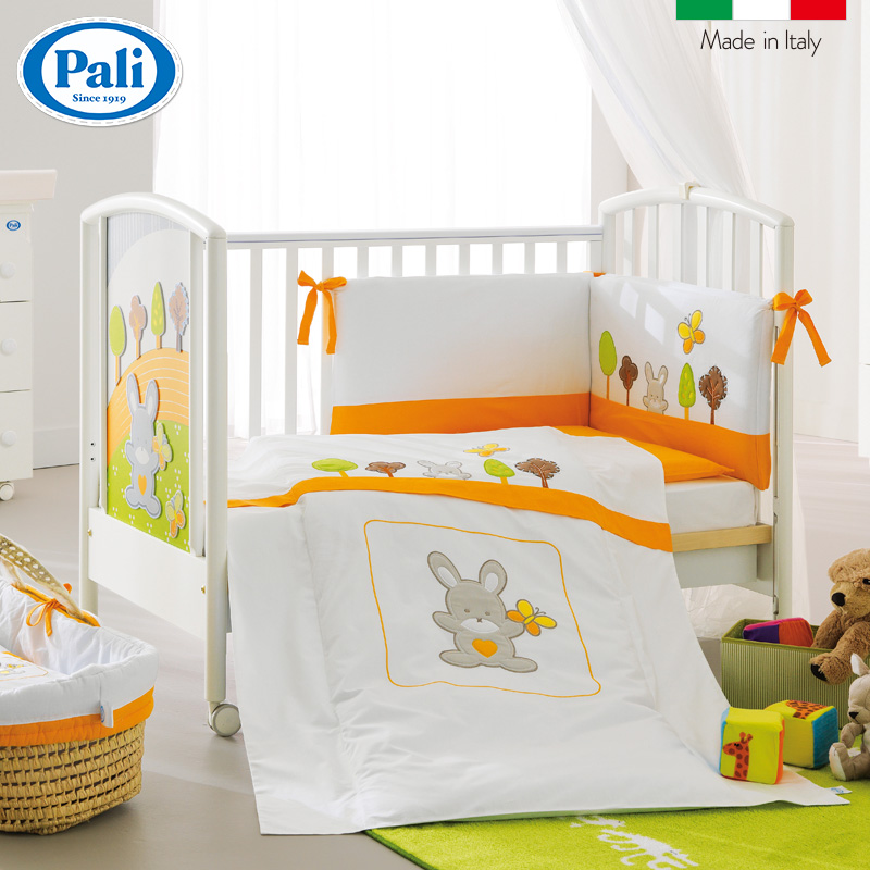意大利Pali婴儿床摇床带蚊帐新生儿床中床摇摇