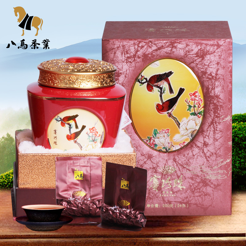 八马茶业 铁观音茶叶 浓香型 崇礼赛珍珠礼盒 安溪原产200g