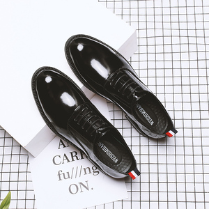 青年英伦商务增高皮鞋