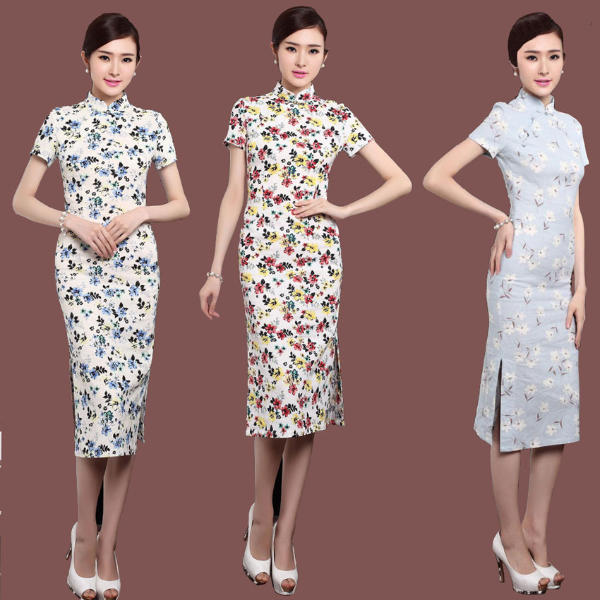农家乐酒店茶楼迎宾礼服女士旗袍连衣裙茶馆接待员工作服茶叶导购