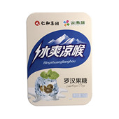 16粒 铁盒 薄荷糖 天猫超市 润喉糖 仁和金衡康罗汉果