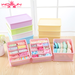 【图】沃尊 <em>文胸</em>内裤袜子<em>收纳</em>存放盒 6色内衣