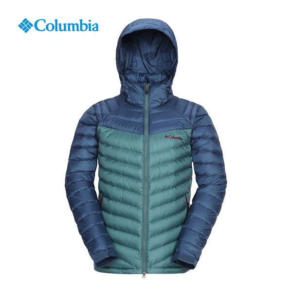 Columbia哥伦比亚户外男款双色拼接700蓬OMNI-HEAT羽绒服 PM5404