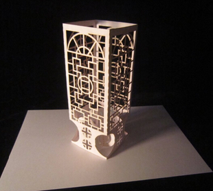 纸立体纸盒手工纸雕立方体模型立体空间构成作业美术教具柱体图纸