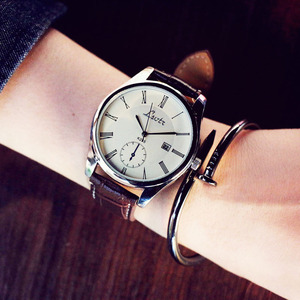 大表盘超薄防水石英手表