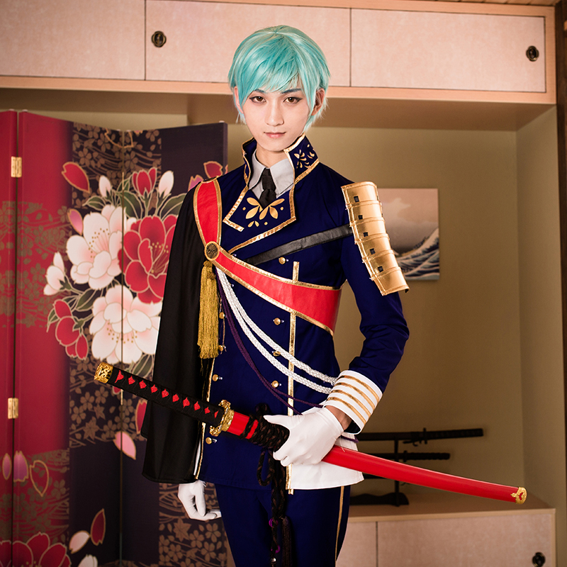 现货【uwowo】刀剑乱舞cos刀男出阵服 17尼太刀一期一振cos制服男