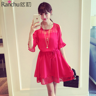 淘宝网然初连衣裙女装夏装2015新款韩版宽松