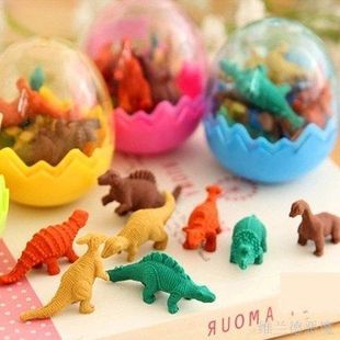日韩创意文具 韩版 新奇特 恐龙蛋造型橡皮擦 小恐龙蛋
