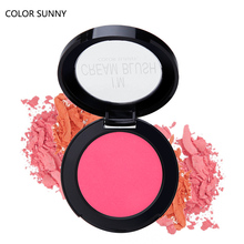 胭脂粉 橘色 自然修容好气色 粉色 color 单色腮红 sunny 正品