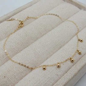 正品[黄金脚链正品]黄金脚链 千足金评测 图片