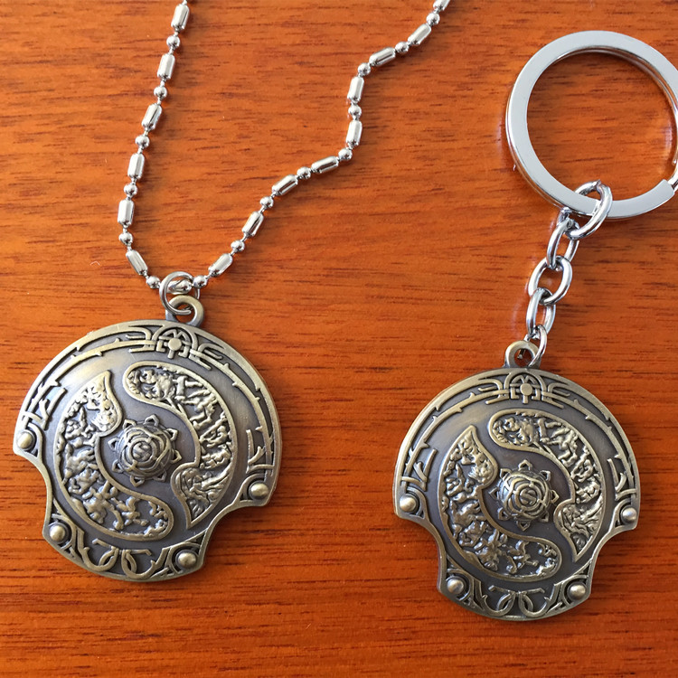 DOTA2游戏周边 合金钥匙扣项链挂件饰品 刀塔