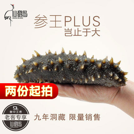 仙鹤岛 九年淡干海参王 野生大连海参干货 高品质深水辽参刺参50g