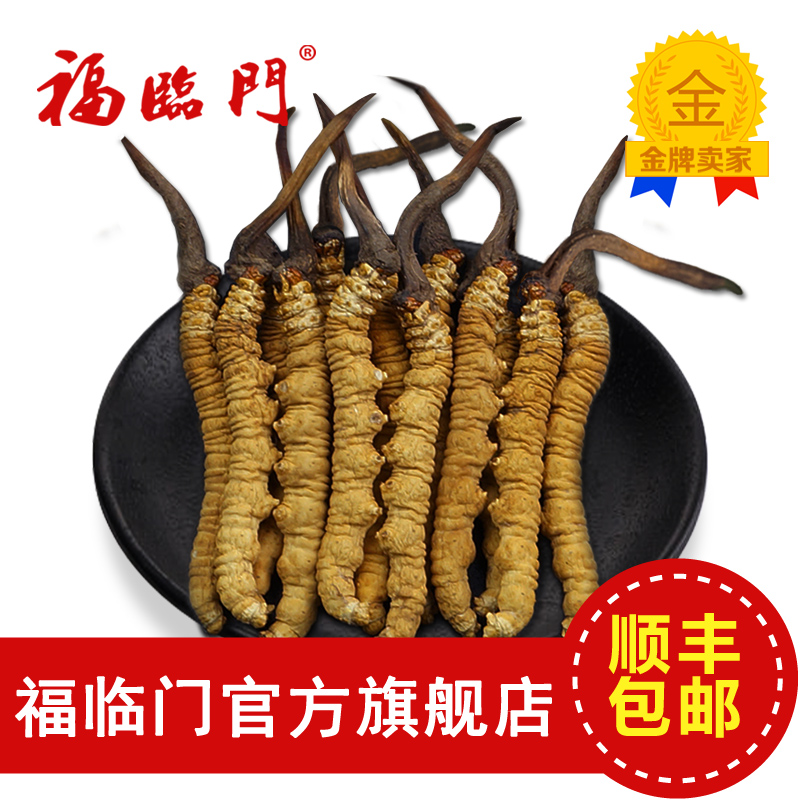 福临门冬虫夏草青海玉树4条/克一级虫草家用实惠型官网正品 1克