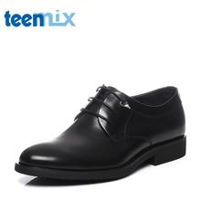 Teenmix/天美意2017夏季牛皮商务正装男单鞋AP052BM7图片