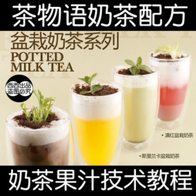 2016春夏季奶茶果汁冷饮技术配方教学教程 奶