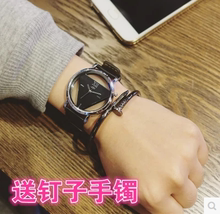 韩版简约创意智能led发光潮男表个性女中学生exo手链情侣手表