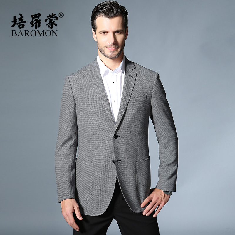 培罗蒙2016春款男士商务休闲西服 男装便西英