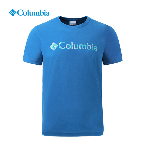 Columbia哥伦比亚17春夏男款LOGO印花吸湿透气短袖T恤PM3705