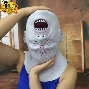 万圣节恐怖鬼脸面具行尸走肉丧尸面具恶搞吓人面具僵尸木乃伊面具