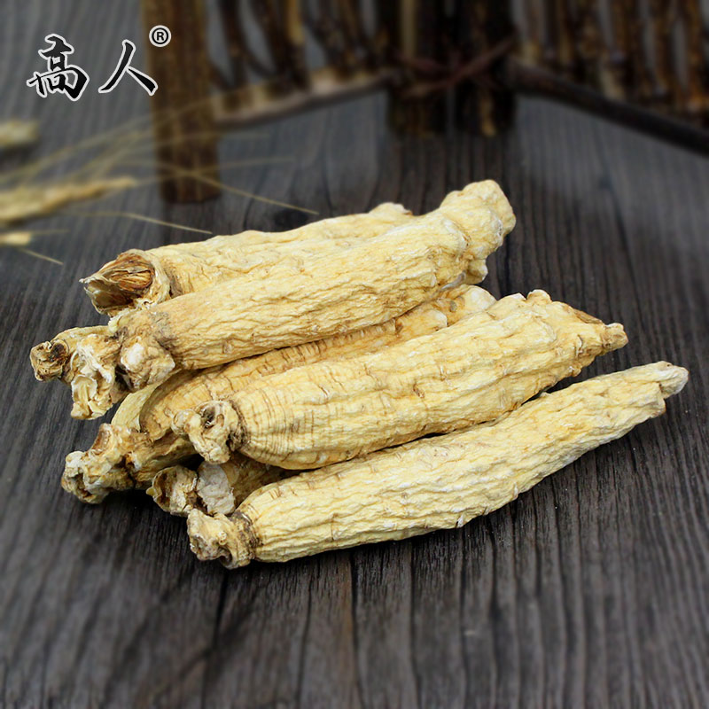 高人 人参棒100g 长白山人参片 白参生晒参 须 泡酒人参 东北特产