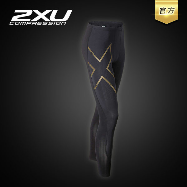 2XU MCS加强款男运动压缩长裤紧身跑步骑行运动排汗长裤 MA3062b