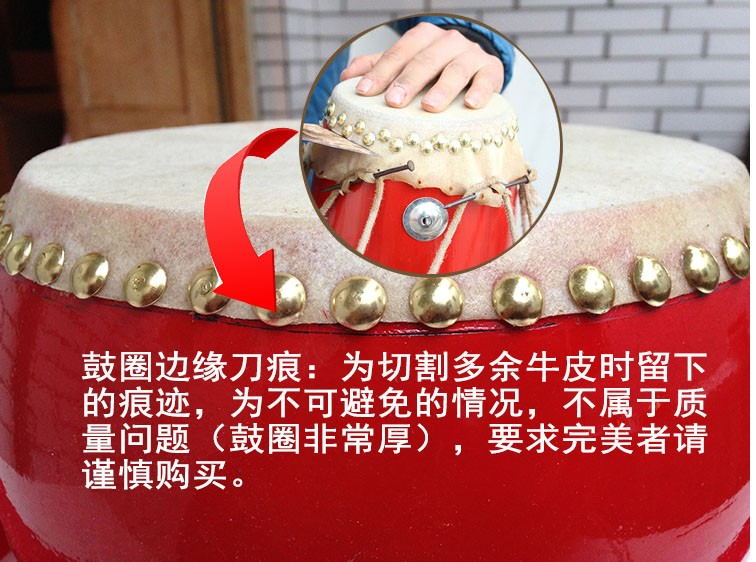 Trẻ em Orff Nhạc cụ dạy nhạc 5 inch 6 inch 8 inch 10 inch Hội trường bằng gỗ Trống đôi Đồ chơi bằng da đồ chơi nhạc cụ cho bé