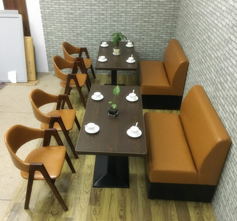 Bàn ghế cà phê Nội thất khách sạn Cafe Chủ thẻ Trà trà Nội thất Sofa Lẩu Nhà hàng Hội trường Trà Thực phẩm phương Tây - FnB Furniture chân inox sofa