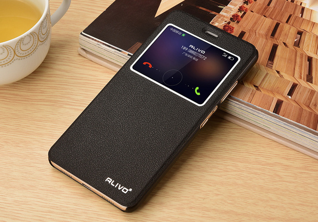 alivo 华为荣耀6x手机壳畅玩6x手机套翻盖式皮套保护套外壳男女款