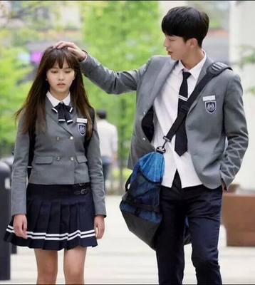 who are you学校2015同款韩版校服英伦学院风男女学生班服套装