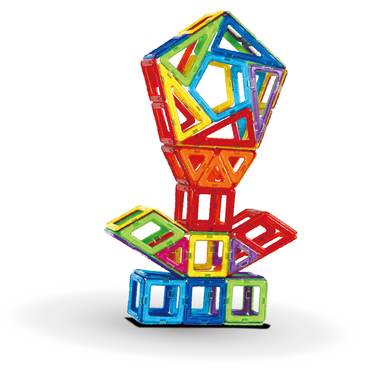 【现货】magformers麦格弗磁力片积木磁铁益智儿童玩具创意60片