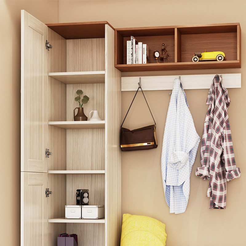 唯有唯美简约现代门厅柜玄关柜进门穿衣镜衣帽柜多功能鞋柜可定制