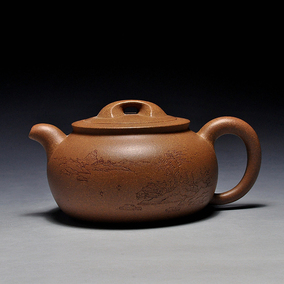 长江紫砂宜兴紫砂壶王寅芳纯全手工鸡油黄老团泥段泥玉泉茶壶茶具