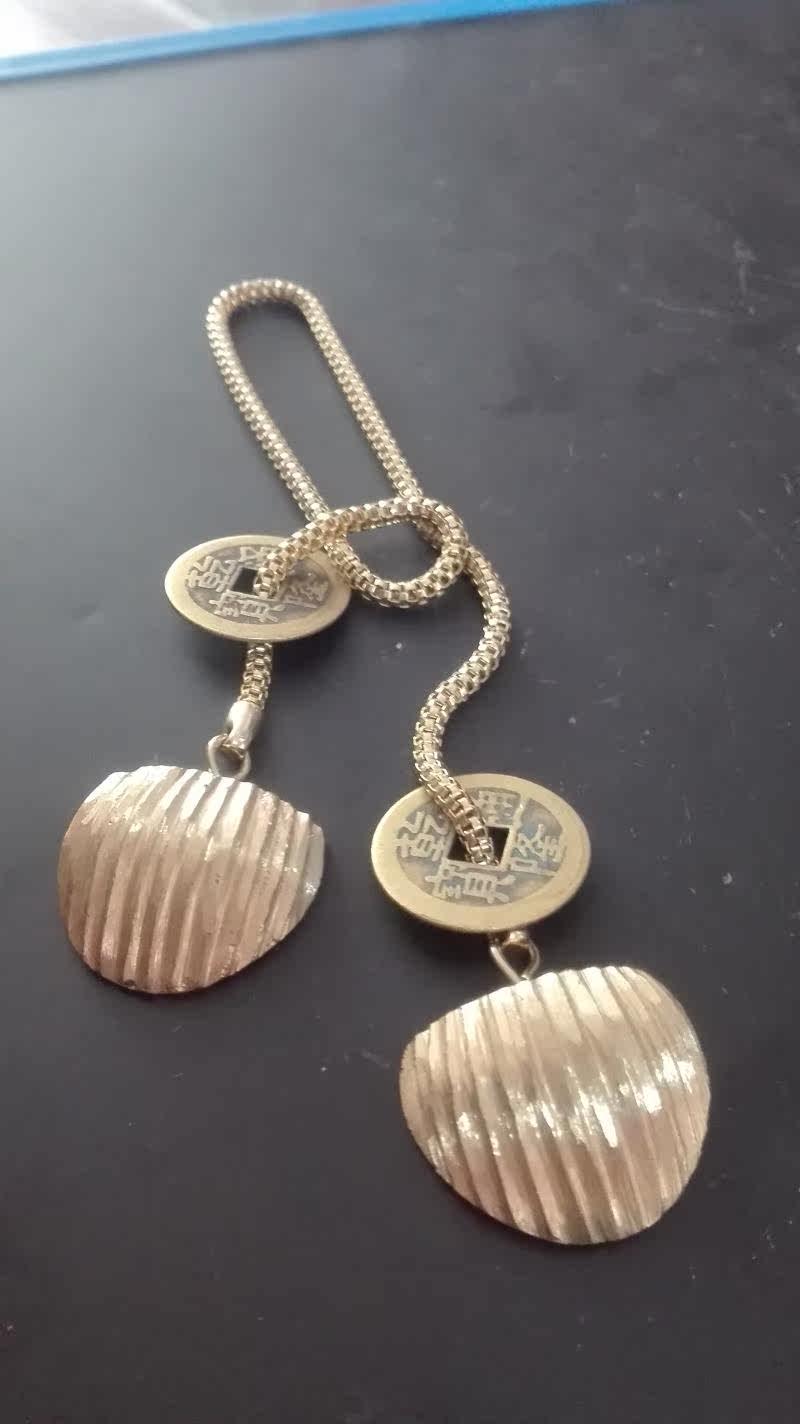 铜圣杯 铜贝壳卦 筊杯 阴阳杯 圣杯 笑杯 阴杯 道教 佛教 用品