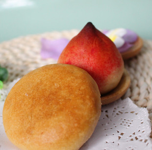 湖南传统寿饼寿桃香酥夹心生日糕点生日拜寿台祝寿盘老人祝寿回礼