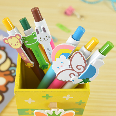 创意文具 彩虹笔 卡通圆珠笔小学生奖品学习用品