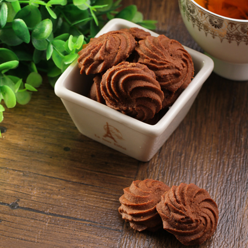妙蕾进口手工咖啡曲奇饼干零食品下午茶糕点心
