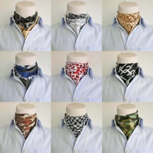 特价●星曌●男士丝巾/男士小方巾/男士领巾/商务衬衣方巾
