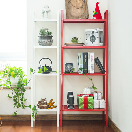 宜家置物架落地多层阳台卧室客厅铁艺书架花架收纳储物架层架架子_不