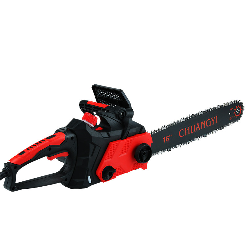 创一电锯伐木锯220v家用大功率电动链条锯木头多功能手提木工锯子