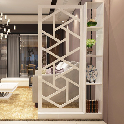 玄关隔断柜 客厅 装饰柜 进门玄关柜鞋柜白色烤漆 门厅装饰屏风柜