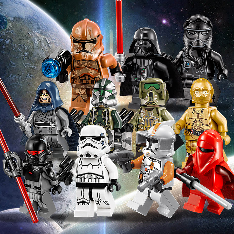侠盗一号星球大战原力觉醒赏金猎人积木兼容乐高starwars拼装人仔