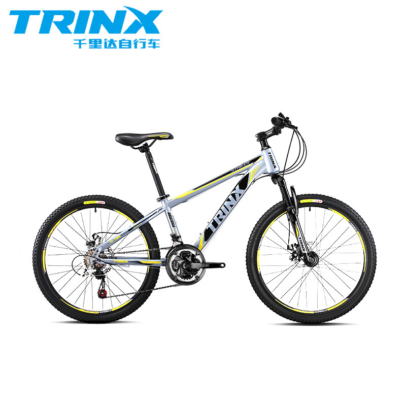 trinx千里达玛杰克m134铝合金车架禧玛诺21速山地车24寸代步自行