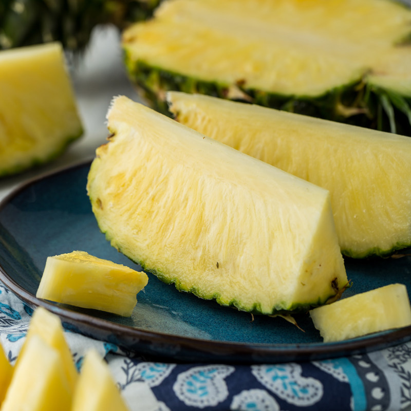 【天猫超市】都乐菲律宾无冠金菠萝1个约1kg/个水果 凤梨