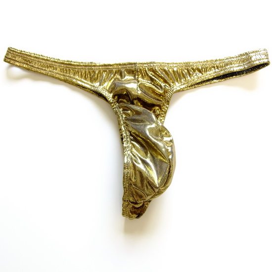 男士丁字裤男式低腰闪光超性感内裤诱惑弹力紧身t字裤超亮 t-119