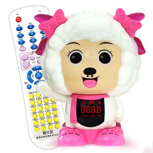 正品爱贝多喜羊羊故事机4g可充电下载儿童启蒙早教机益智玩具包邮