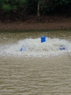 包郵魚塘增氧機葉輪式增氧泵河塘曝氣式湧浪式池塘大型養魚全銅芯