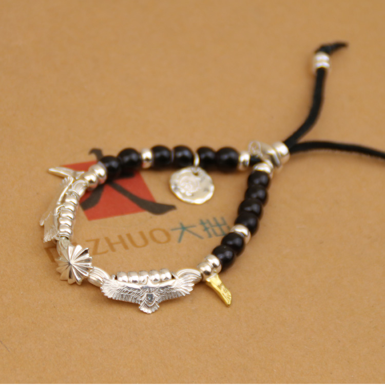 菊地健kenkikuchi小鹰手链925纯银goros高桥吾郎goros印第安手链