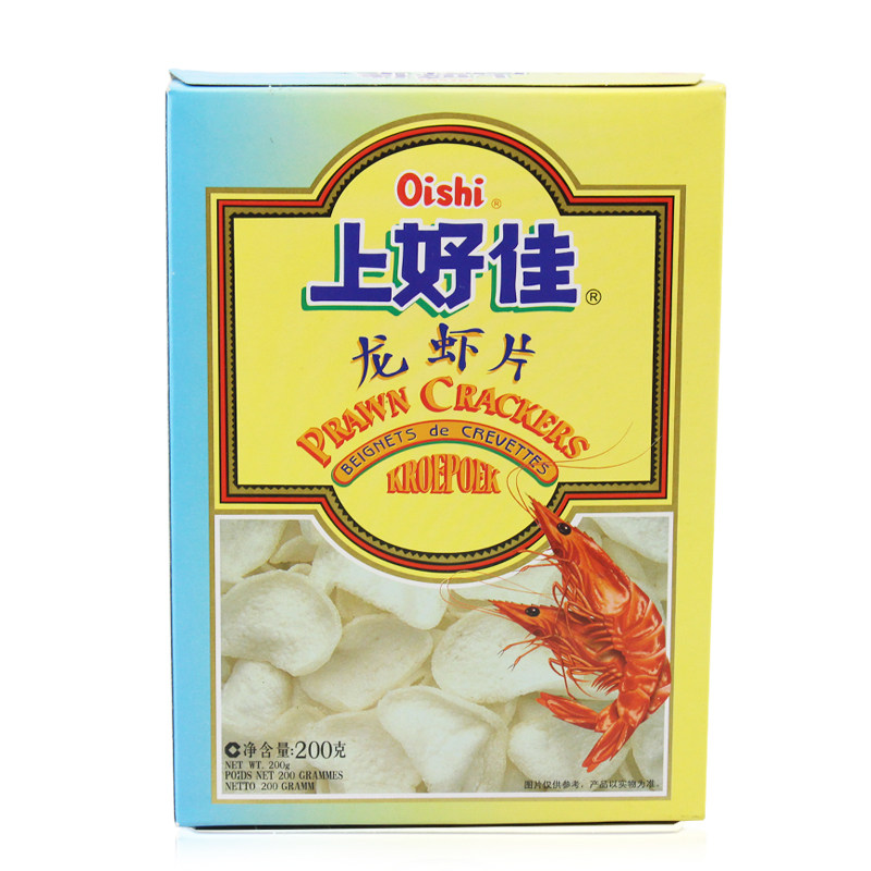 上好佳龙虾片200g盒 原料包油炸食品膨化办公室休闲零食